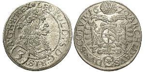 3 Kreuzer Austria  Silver 