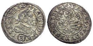 3 Kreuzer Austria  Silver 