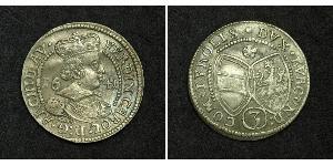 3 Kreuzer Austria  Silver Ferdinand Charles, Archduke of Austria