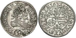 3 Kreuzer Austria  Silver 