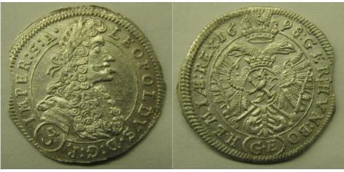 3 Kreuzer Austria  Silver 