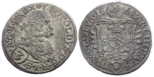 3 Kreuzer Austria  Silver 