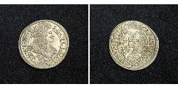 3 Kreuzer Holy Roman Empire (962-1806) Silver Leopold I, Holy Roman Emperor (1640-1705)