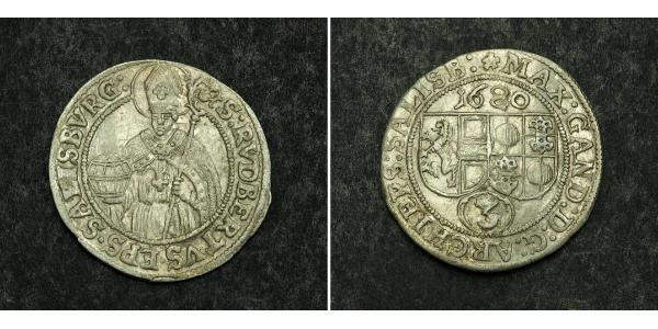 3 Kreuzer Salzburg Silver 