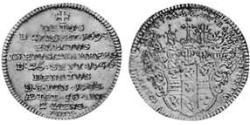 3 Kreuzer Prince-Bishopric of Bamberg (1245–1802) 銀 
