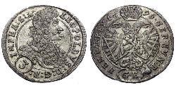 3 Kreuzer  銀 利奥波德一世 (神圣罗马帝国)(1640-1705)