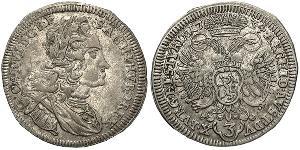 3 Kreuzer 奥地利历史 (1156 - 1806) 銀 