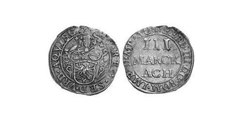3 Marck null Срібло Ferdinand III, Holy Roman Emperor (1608-1657)