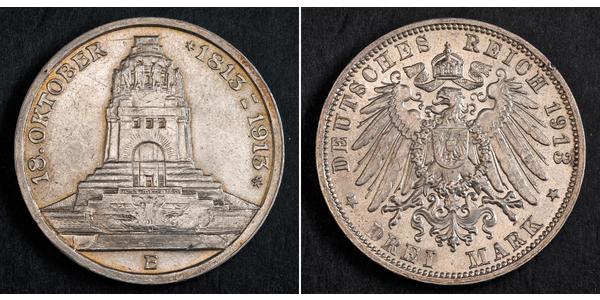 3 Mark Allemagne Argent 