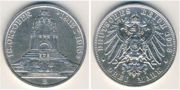 3 Mark Allemagne Argent 