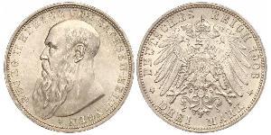 3 Mark Duché de Saxe-Meiningen (1680 - 1918) Argent Georges II de Saxe-Meiningen-Hildburghausen