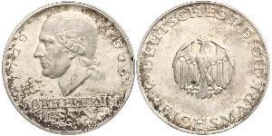 3 Mark Empire allemand (1871-1918) Argent Gotthold Ephraim Lessing