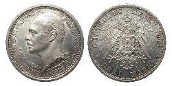 3 Mark Royaume de Prusse (1701-1918) Argent 