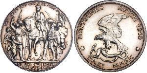 3 Mark Royaume de Prusse (1701-1918) Argent 