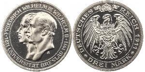 3 Mark Royaume de Prusse (1701-1918) Argent Frédéric-Guillaume III de Prusse (1770 -1840)