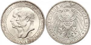 3 Mark Royaume de Prusse (1701-1918) Argent Frédéric-Guillaume III de Prusse (1770 -1840)