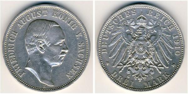 3 Mark Royaume de Prusse (1701-1918) Argent Wilhelm II, German Emperor (1859-1941)