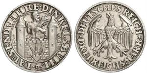 3 Mark République de Weimar (1918-1933) Argent 