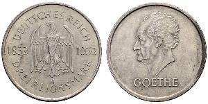3 Mark République de Weimar (1918-1933) Argent 
