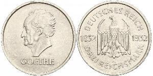 3 Mark République de Weimar (1918-1933) Argent 