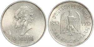 3 Mark République de Weimar (1918-1933) Argent 