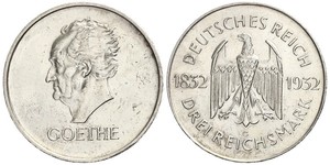 3 Mark République de Weimar (1918-1933) Argent 