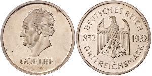 3 Mark République de Weimar (1918-1933) Argent 