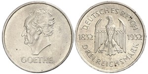 3 Mark République de Weimar (1918-1933) Argent 