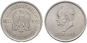 3 Mark République de Weimar (1918-1933) Argent 