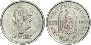 3 Mark République de Weimar (1918-1933) Argent 