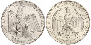 3 Mark République de Weimar (1918-1933) Argent 