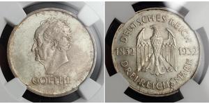 3 Mark République de Weimar (1918-1933) Argent 