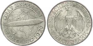 3 Mark République de Weimar (1918-1933) Argent 