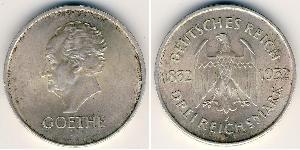 3 Mark République de Weimar (1918-1933) Argent 