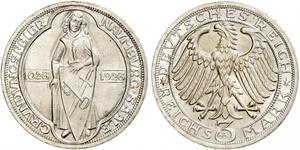 3 Mark République de Weimar (1918-1933) Argent 