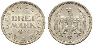 3 Mark République de Weimar (1918-1933) Argent 