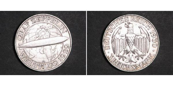 3 Mark République de Weimar (1918-1933) Argent 