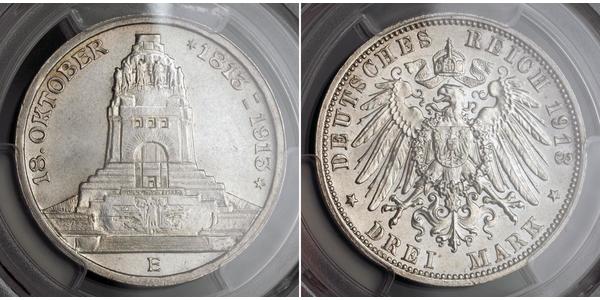 3 Mark Germania Argento 