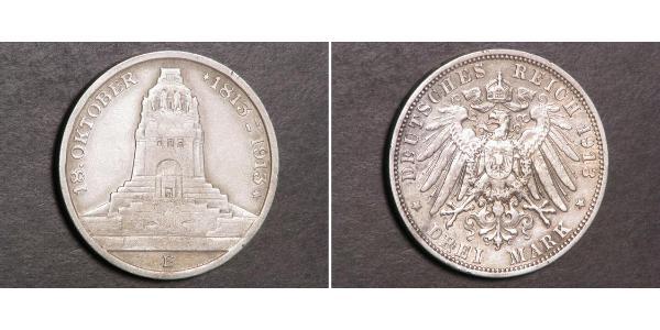 3 Mark Germania Argento 