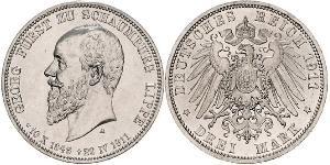 3 Mark Impero tedesco (1871-1918) Argento 