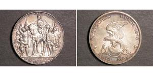 3 Mark Regno di Prussia (1701-1918) Argento 