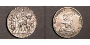 3 Mark Regno di Prussia (1701-1918) Argento 