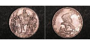 3 Mark Regno di Prussia (1701-1918) Argento 