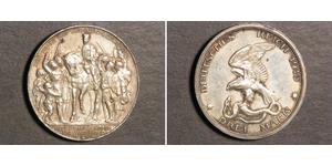 3 Mark Regno di Prussia (1701-1918) Argento 