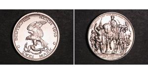 3 Mark Regno di Prussia (1701-1918) Argento 