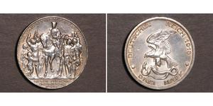 3 Mark Regno di Prussia (1701-1918) Argento 