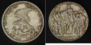 3 Mark Regno di Prussia (1701-1918) Argento 