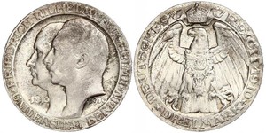 3 Mark Regno di Prussia (1701-1918) Argento Wilhelm II, German Emperor (1859-1941)