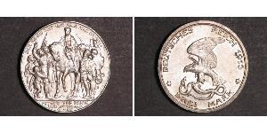 3 Mark Regno di Prussia (1701-1918) Argento 