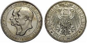 3 Mark Regno di Prussia (1701-1918) Argento Federico Guglielmo III di Prussia  (1770 -1840)